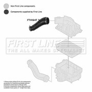 FTH1647 Nasávacia hadica, Vzduchový filter FIRST LINE