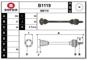 B1119 Nezaradený diel SNRA