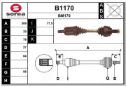 B1170 Nezaradený diel SNRA