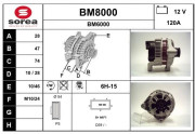 BM8000 Nezaradený diel SNRA