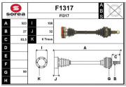 F1317 Nezaradený diel SNRA