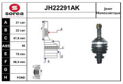 JH22291AK Nezaradený diel SNRA