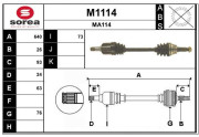 M1114 Nezaradený diel SNRA