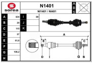 N1401 Nezaradený diel SNRA