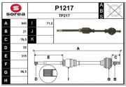 P1217 Nezaradený diel SNRA