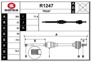 R1247 Nezaradený diel SNRA