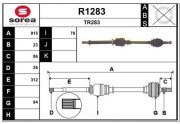 R1283 Nezaradený diel SNRA