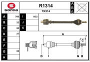 R1314 Nezaradený diel SNRA