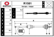 R1581 Nezaradený diel SNRA