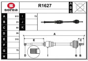 R1627 Nezaradený diel SNRA