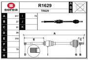 R1629 Nezaradený diel SNRA