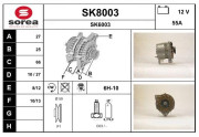 SK8003 Nezaradený diel SNRA