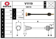 V1119 Nezaradený diel SNRA