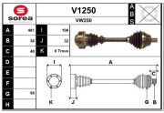 V1250 Nezaradený diel SNRA