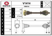 V1414 Nezaradený diel SNRA