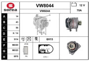 VW8044 Nezaradený diel SNRA
