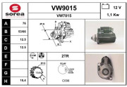 VW9015 Nezaradený diel SNRA