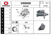 VW9099 Nezaradený diel SNRA