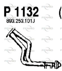 P1132 Výfukové potrubie FENNO
