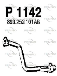 P1142 Výfukové potrubie FENNO