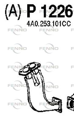P1226 Výfukové potrubie FENNO