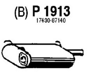 P1913 Koncový tlmič výfuku FENNO