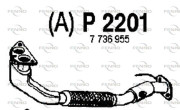 P2201 Výfukové potrubie FENNO