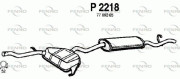 P2218 Koncový tlmič výfuku FENNO