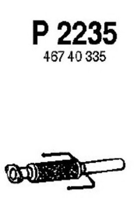 P2237 Výfukové potrubie FENNO