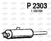 P2303 Stredný tlmič výfuku FENNO