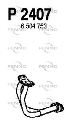 P2407 Výfukové potrubie FENNO