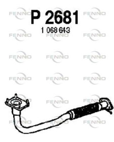 P2681 Výfukové potrubie FENNO