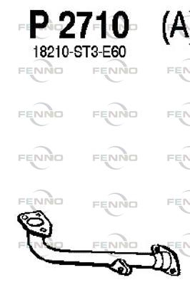 P2710 Výfukové potrubie FENNO