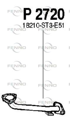 P2720 Výfukové potrubie FENNO
