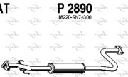 P2890 Stredný tlmič výfuku FENNO