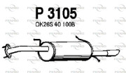 P3105 Koncový tlmič výfuku FENNO