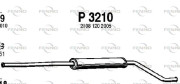 P3210 Stredný tlmič výfuku FENNO