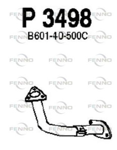 P3498 Výfukové potrubie FENNO