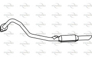 P4087 Koncový tlmič výfuku FENNO