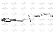 P4263 Stredný tlmič výfuku FENNO