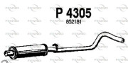 P4305 Stredný tlmič výfuku FENNO