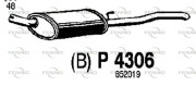 P4306 Koncový tlmič výfuku FENNO