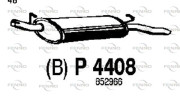 P4408 Koncový tlmič výfuku FENNO