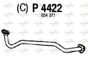 P4422 Výfukové potrubie FENNO