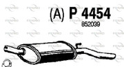 P4454 Koncový tlmič výfuku FENNO