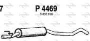 P4469 Stredný tlmič výfuku FENNO