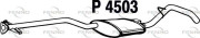P4503 Stredný tlmič výfuku FENNO