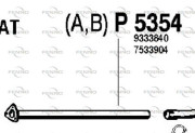 P5354 Výfukové potrubie FENNO