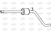 P55012 Stredný tlmič výfuku FENNO