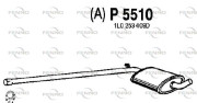 P5510 Stredný tlmič výfuku FENNO